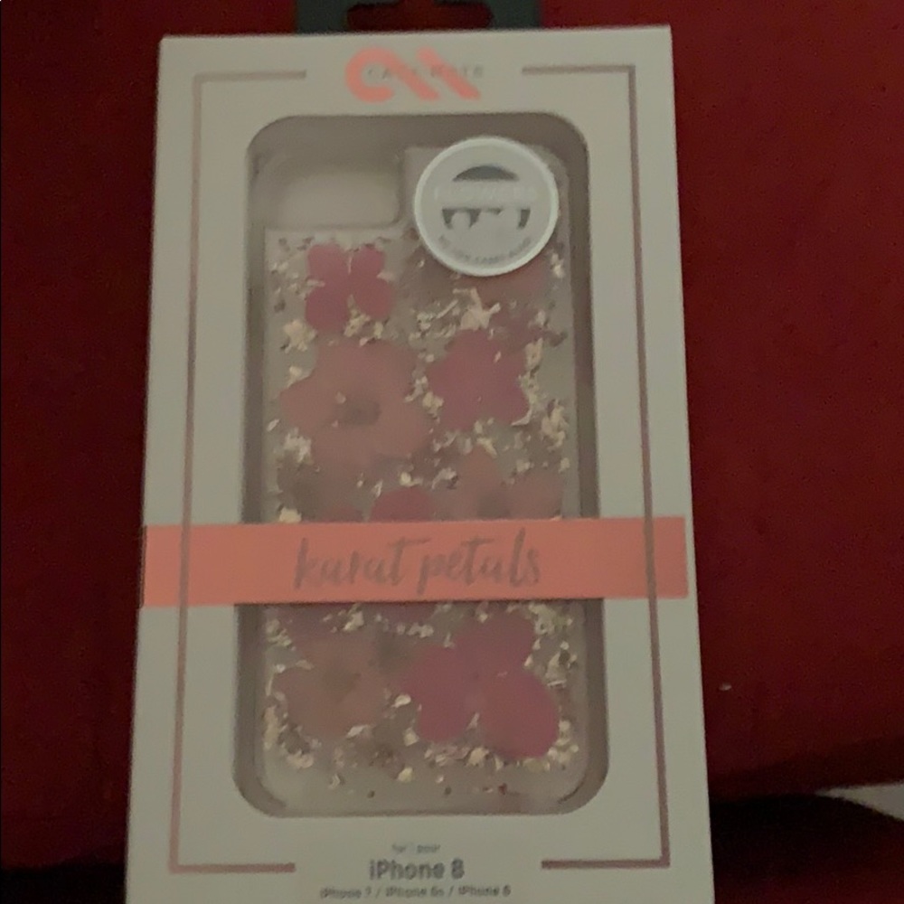 Case mate with genuine flowers! Brand new